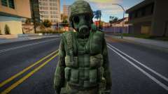 SAS (Tactical Green) von Counter-Strike Source für GTA San Andreas