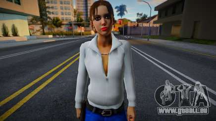 Zoe (veste blanche et jeans) de Left 4 Dead pour GTA San Andreas