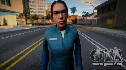 FeMale Citizen from Half-Life 2 v5 für GTA San Andreas
