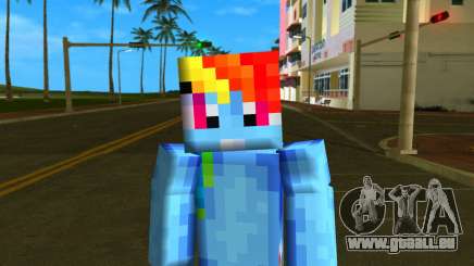 Steve Body Rainbow Dash pour GTA Vice City