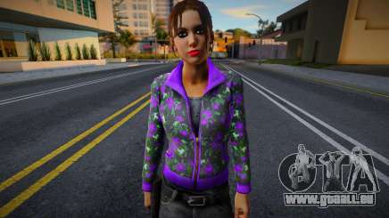 Zoe (Purple Rose Coat) de Left 4 Dead pour GTA San Andreas