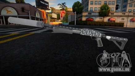 Pump Shotgun (Bones Finish) v4 pour GTA San Andreas