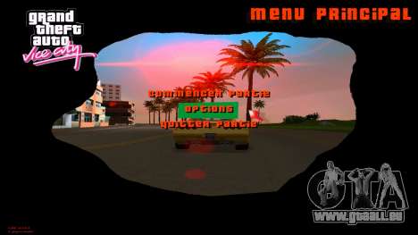 Nouveau fond de menu et nouvelles couleurs de po pour GTA Vice City