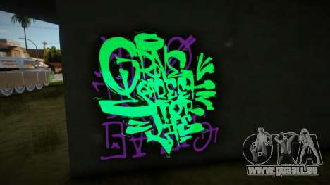 New Grove st. 4 Life Graffiti Tag für GTA San Andreas