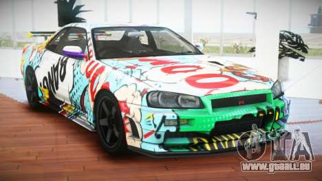 Nissan Skyline R34 GT-R V-Spec S7 für GTA 4