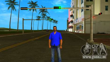 Tommy Camicia Blu Chiaro für GTA Vice City