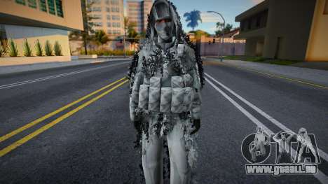 Sniper en camouflage d’hiver pour GTA San Andreas