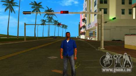 Tommy en chemise bleue pour GTA Vice City