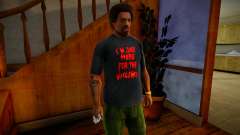 Im Just Here For The Violence Shirt Mod pour GTA San Andreas