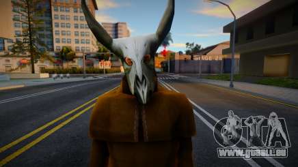Bodybuilder avec des masques à cornes pour GTA San Andreas