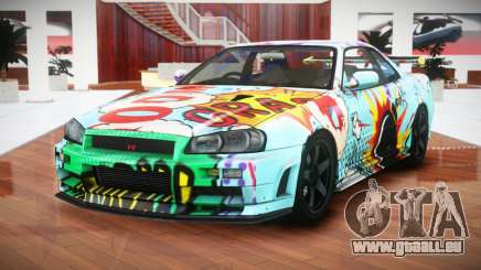 Nissan Skyline R34 GT-R V-Spec S7 pour GTA 4