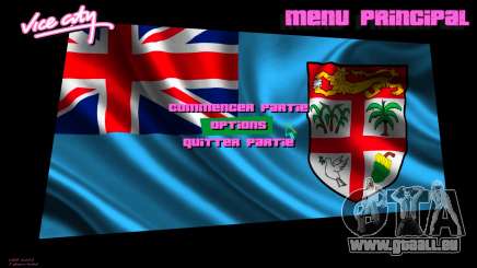 Fiji Flag Menu Background pour GTA Vice City