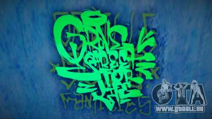 New Grove st. 4 Life Graffiti Tag für GTA San Andreas