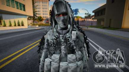 Scharfschütze in Wintertarnung für GTA San Andreas
