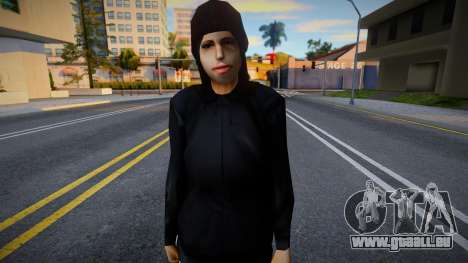 Gothic Female Skin für GTA San Andreas