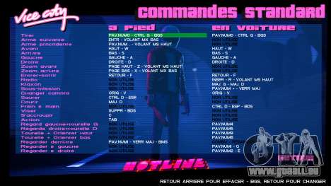 Hotline Miami Menu HD v19 pour GTA Vice City