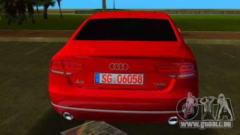 Audi A8 (D4) V6 3.0 TFSI v2 pour GTA Vice City