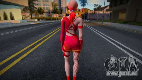 Fortnite - Sabina Burning Ember Ponytail v1 pour GTA San Andreas