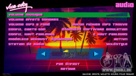 Hotline Miami Menu HD v17 pour GTA Vice City