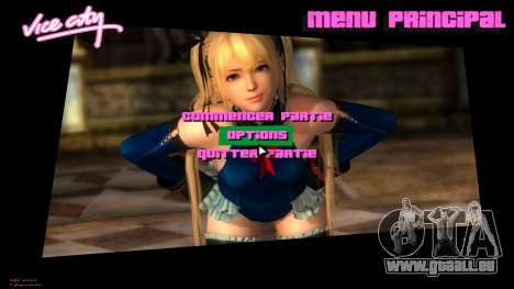 Marie Rose DOA Menu 2 pour GTA Vice City