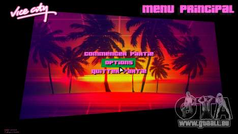 Hotline Miami Menu HD v17 pour GTA Vice City