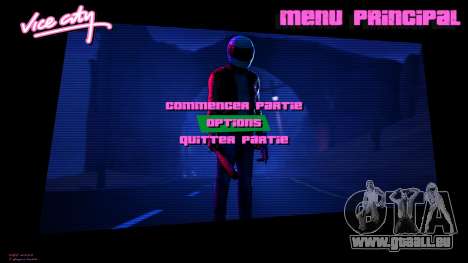 Hotline Miami Menu HD v19 pour GTA Vice City