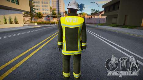 Romanian Firefighter Skin pour GTA San Andreas