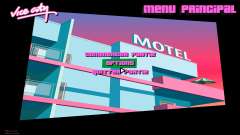 Nouveau menu (arrière-plan) pour GTA Vice City