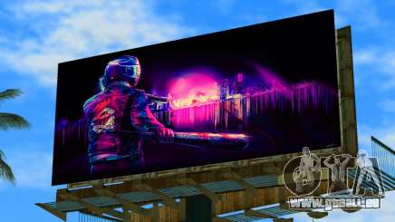 Hotline Miami Billboard 1 pour GTA Vice City