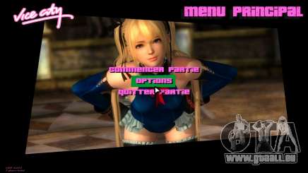 Marie Rose DOA Menu 2 pour GTA Vice City