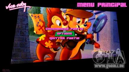 Menu Chip and Dale pour GTA Vice City