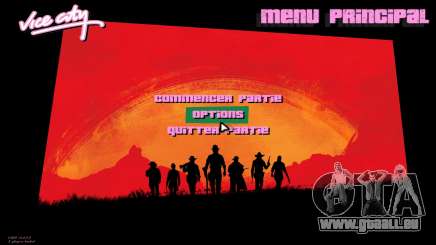 Red Dead Redemption 2 Menu pour GTA Vice City