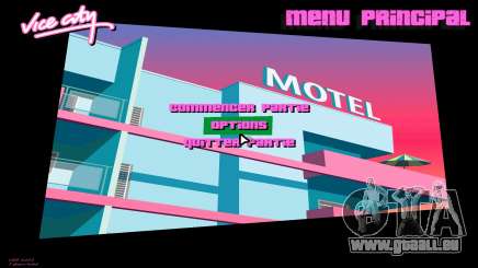 Nouveau menu (arrière-plan) pour GTA Vice City