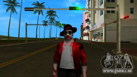 Zombie 107 from Zombie Andreas Complete pour GTA Vice City