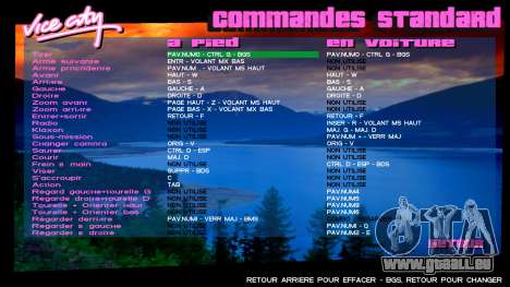 VC country side menu pour GTA Vice City