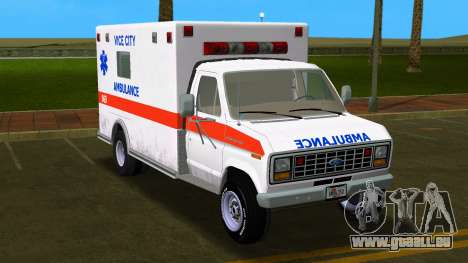 Ford E-350 82 Ambulance für GTA Vice City