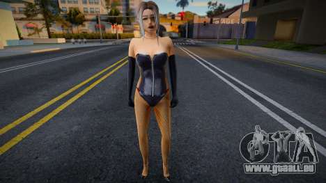 Sexy Blondine in Schwarz für GTA San Andreas