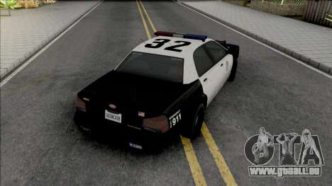 Vapid Stanier Police Cruiser (SA Style) pour GTA San Andreas