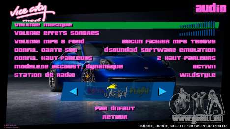 Porsche Menu 1 für GTA Vice City