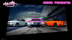 BMW Menu 2 pour GTA Vice City