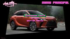 Lexus Menu 3 pour GTA Vice City