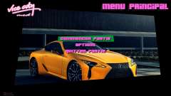 Lexus Menu 2 pour GTA Vice City