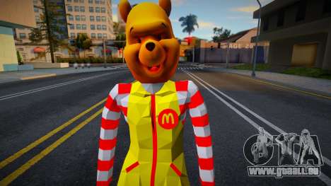 Winnie McDonald Headswap Mod pour GTA San Andreas