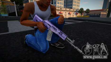 Purple Birds M4 pour GTA San Andreas