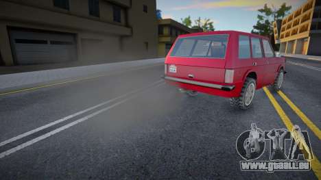 New Smoke Effects for Huntley für GTA San Andreas