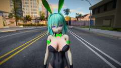 Green Heart Bunny Outfit für GTA San Andreas