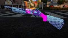 Gun Neon Racer - Chromegun pour GTA San Andreas