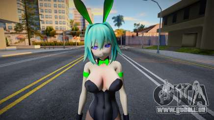 Green Heart Bunny Outfit pour GTA San Andreas