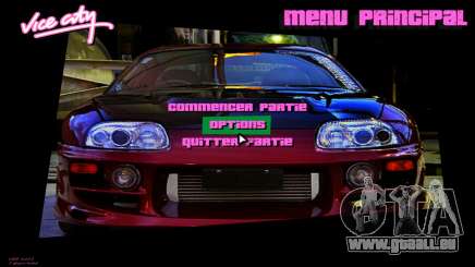 Toyota Supra Interface pour GTA Vice City