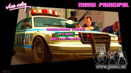 GTA 4 Artwork menu pour GTA Vice City